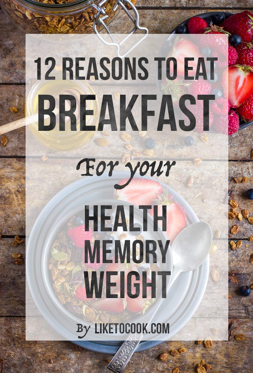 reasons to eat breakfast